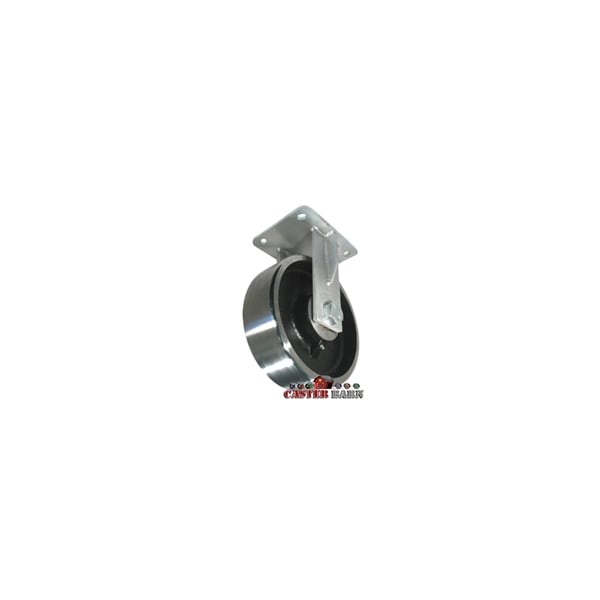 10"x3" Kingpinless Heavy Duty Rigid Caster, Forged Steel Wheel, 10